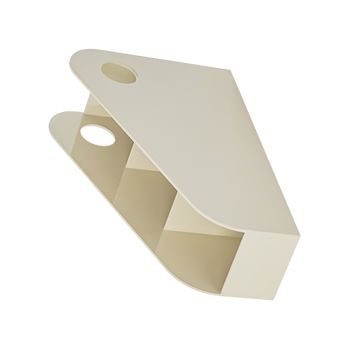 Desk Organizer Space Saving Multifunctional Desktop Storage Box for Office Dormitory Book Stationery Creamy Yellow S