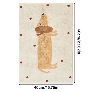 Bedside Carpet Imitation Cashmere Bedside Crawl Rug for Living Room Bedroom Corridor Type 1 40x60cm / 15.7x23.6in