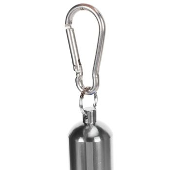 Cigar Tube Aluminum Alloy Waterproof Detachable Sealed Lightweight Cigar Case Tube for Daily Use Silver
