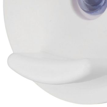 Round Sponge Holder Suction Cup Installation Face Sponge Organizer for Kitchen Bathroom Sink