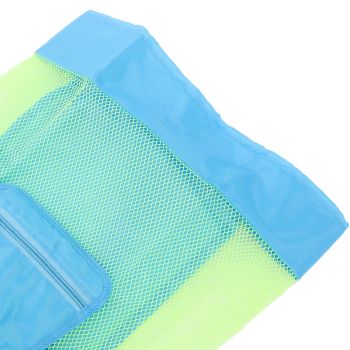 Large Mesh Beach Toy Bag Large Mesh Beach Bag for Holding Children Toys Clothes Towels Sundries 48x24cm