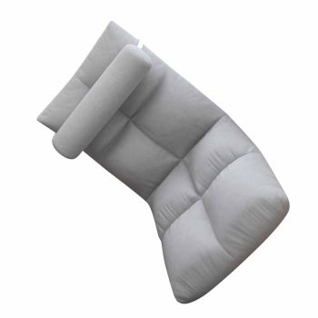 Floor Chair with Back Support Folding Sofa Chair Sleeper Bed Couch Recliner Floor Gaming Chair Meditation Chair for Adults Grey