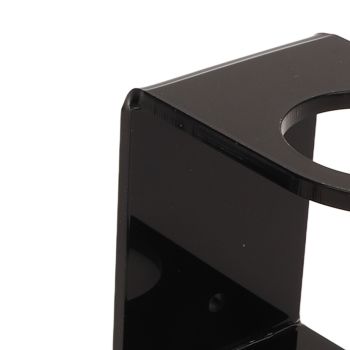 2PCS Baseball Bat Wall Stand Acrylic Wall Mounted Ball Holder Rack Baseball Bat Display Shelf for Home Stadium Office Collection Black