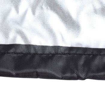 Outdoor Chair Cover Black Oxford Cloth Waterproof Wind Dust UV Proof Furniture Cover with Buckle Adjustable Drawstring