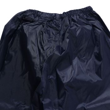 Split Jacket Pants Suit Breathable Waterproof Raincoat Set Double Layer Raincoat Set for Men Women Oxford Navy Blue XL