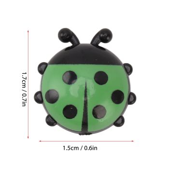 12pcs Resin Ladybug Shaped Refrigerator Magnets Home Kitchen Cute Cartoon Decorative Fridge Magnets
