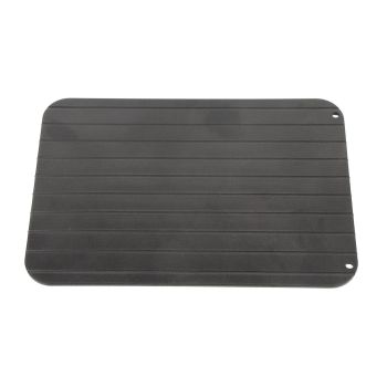 Quick Defrosting Tray Non Stick Coating Rugged Highly Efficient Defrosting Plate for Kitchen Home S:23x16.5x0.3cm/9.1x6.5x0.1in