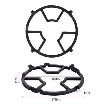 Stove Burner Grate Gas Range Burner Grate Milk Pot Holder for 4 Or 5 Feet Gas Cooker