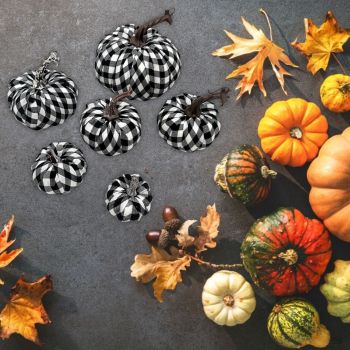 Artificial Pumpkins Harvest Fake Pumpkin Models for Fall Thanksgiving Halloween Decoration