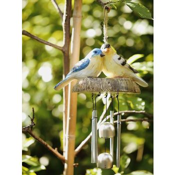 Rustic Bird Wind Chimes Outdoor Hanging Wind Chime Home Patio Decoration