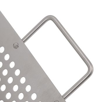 Beer Can Chicken Pan Food Grade Stainless Steel Beer Can Chicken Roaster Stand Holder with 2 Handle for Grill and Smoker
