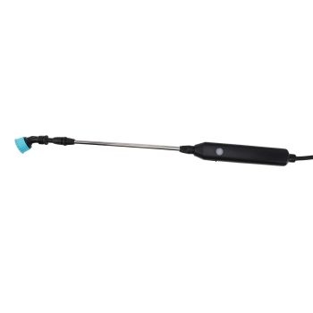 Battery Powered Sprayer 5L Rechargeable Portable Electric Garden Sprayer with Telescopic Wand and Shoulder Strap for Home Lawn Blue