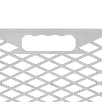 Charcoal Basket Detachable Design Portable Rugged Durable Stainless Steel Charcoal Fire Basket for Barbecue