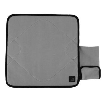 USB Heated Seat Cushion Adjustable Lightweight Heated Stadium Cushion for Camping Fishing Home Office Deep Gray