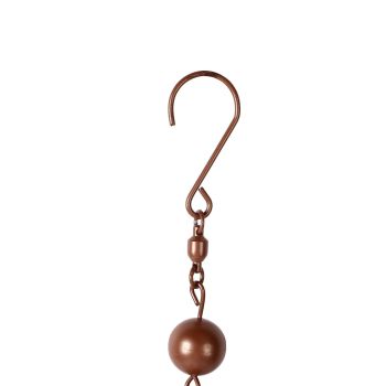 Hanging Rain Chain Metal Decorative Rotating Hollow Rain Chain for Garden Courtyard