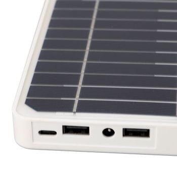 20W Solar Panel with USB TYPE C DC Port Waterproof 5V 2A Portable Solar Panel for Backpack Bicycle