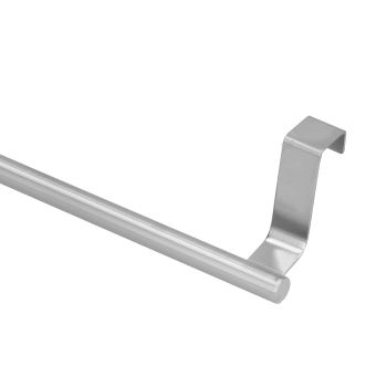 2Pcs Stainless Steel Hanging Towel Rack No Punch Bathroom Hanger for Home Hotel Apartment23CM