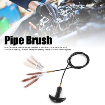 Pipe Inner Brush Set Brass Multifunctional Lightweight Portable Pipe Dredging Cleaning BrushGK28 19Pcs