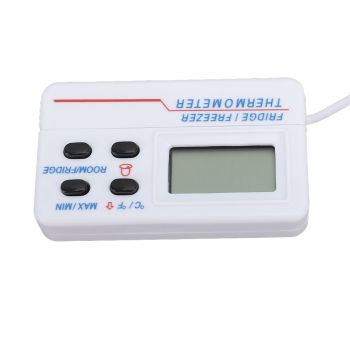 Digital Refrigerator Thermometer ‑50℃ to 70℃ ‑58℉ to 158℉ High Accuracy Digital Freezer Temperature Meter with Alarm Function