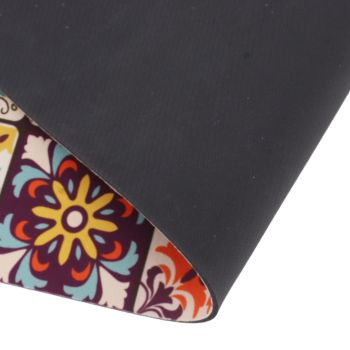 Coffee Bar Mat 3.5mm Thick Bright Colors Anti Slip Rubber Backed Waterproof Dish Drying Mat for Kitchen Dining Room 15.7in Wide and 19.7in Long