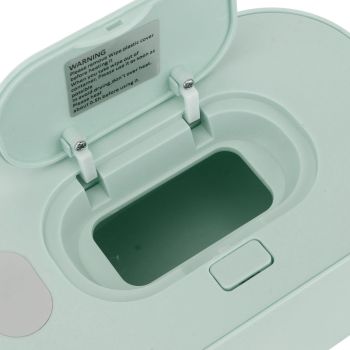 Wipe Warmer Wet Wipe Dispenser USB Powered Constant Temperature Large Capacity with Display Wipe Heater for Infants Green