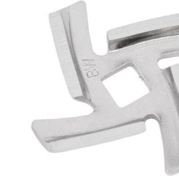 Stainless Steel Meat Grinder Plate Discs Grinding Blades for Food Grinder Attachment 2 Sharp Blades 2 Cutting Plates
