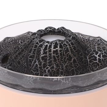 Essential Oil Diffuser Large Capacity Colorful Volcano Appearance Night Light Aromatherapy Oil Humidity Diffuser Pink