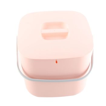 Mini Sink Dishwasher Portable Auto Shutdown Efficient USB Dish Washing Machine for Home Kitchen Pink Bucket