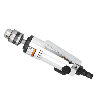 3/8in Chuck Pneumatic Drill StraightType Multifunctional RustProof Durable Industrial Air Drill