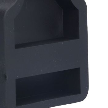 4Pcs Casters Stoppers V Shape Anti Sliding Furniture Wheel Cups for Sofas Beds Chairs Cabinets Black