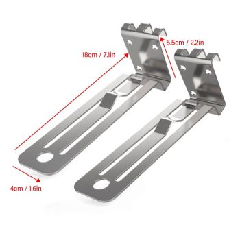 2PCS Siding Tools Overlap Gauge Accurate Carbon Steel Easy to Use Siding Installation Tool for 5/16in Siding Board