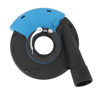 Angle Grinder Grinding Dust Shroud Blue Black 5inch Multifunctional Angle Grinder Dust Collector For Grinding Stone Flooring Concrete