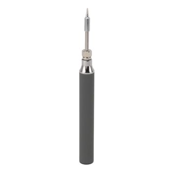 Soldering Iron Kit Cordless Electronic Welding Pen USB Rechargeable Adjustable Temperature Fast Heating Welding Tool for Wire DIY Grey