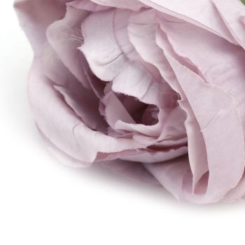 2Pcs Iron Napkin Buckle Simulation Flower Artificial Pearl Napkin Ring for Hotel FestivalPurple