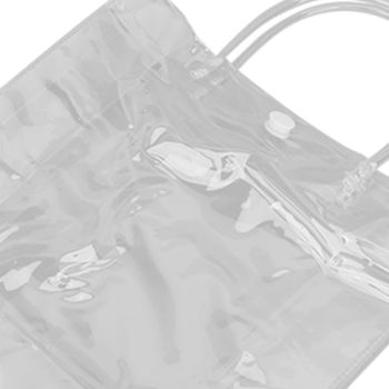 20pcs Transparent Gift Bags Large Capacity Simple Multifunctional 20cmx20cmx8cm PVC Goodie Wrap Bags for Flower Candy