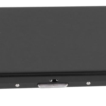 Credit Card Holder Protector Stainless Steel Credit Card Wallet Business Card Case for Men and WomenBlack