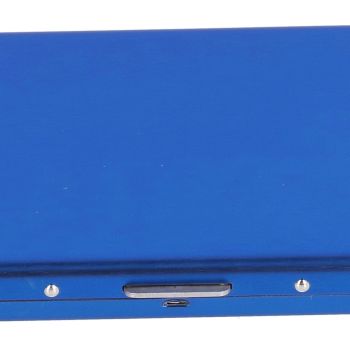 Credit Card Holder Protector Stainless Steel Credit Card Wallet Business Card Case for Men and WomenBlue