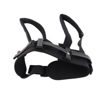 Transfer and Walking Gait Belt with Handles Adjustable Elderly Standing Assist Lift Belt for Seniors Caregiver Nurse Black