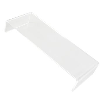 Monitor Riser 50lb 3.5inch Height Improve Sitting Posture Reduces Neck Eyes Pressure Space Saving Acrylic Computer Stand for Bedroom Study Transparent
