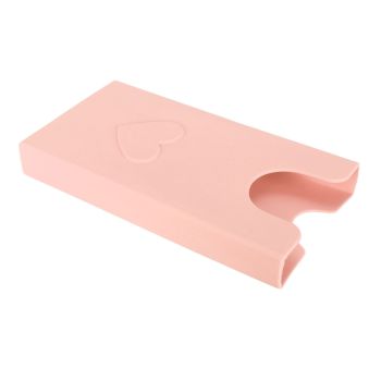 Beach Bag Phone Holder Silicone Phone Case Wallet Holder Insert Accessory Secure Attachment Keep Phone Handy Pink