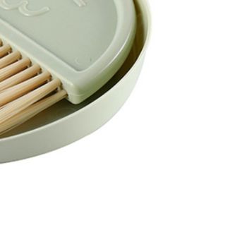 Mini Broom Dustpan Set Smile Face Plastic Handheld Efficient Cleaning Portable Tiny Brush Dustpan for Tabletop Office Green