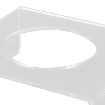 2PCS Football Stand Clear Display Holder Acrylic Stable Support Anti Scratch Versatile Display Rack for Basketball Volleyball