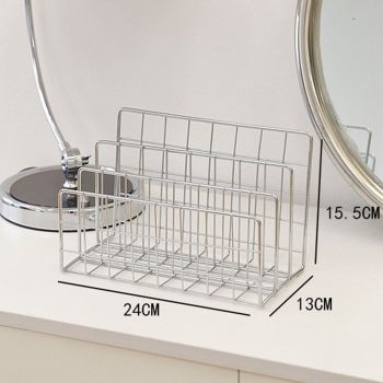 Book Sorter File Magazine Display Organizer Iron Bookend Home Decoration for Office Shelf