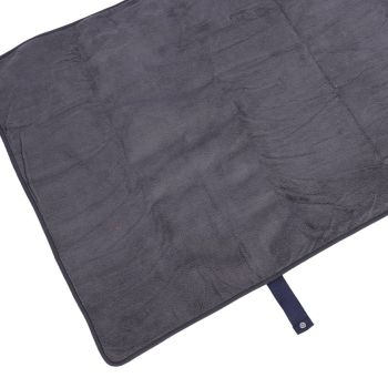 Warming Electric Blanket USB Polyester Fiber Multifunctional Adjustable Fast Heating Shawl for Camping Outdoor Activities Dark Gray