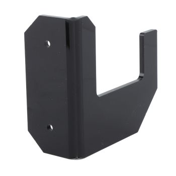 Samurai Sword Holder Horizontal Wall Mount Acrylic Sword Rack Flat Blade Display Stand with Screws Black