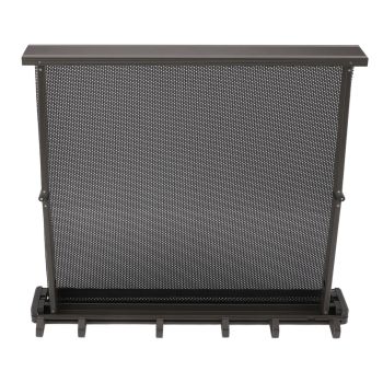 Retractable Clothes Drying Rack with Template Wall Mount Mesh Breathable Platform Aluminium Laundry Drying Rack for Patio Bathroom Grey