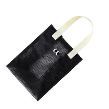 Mesh Shower Caddy Portable Hanging Shower Caddy Quick Dry Shower Bag for Bathroom Travel Toiletry Makeup Cosmetic Bag for Beach Black