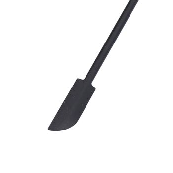 3pcs Spatula Food Grade Silicone Double Head Fruit Jam Cream Makeup Spatula for KitchenBlack
