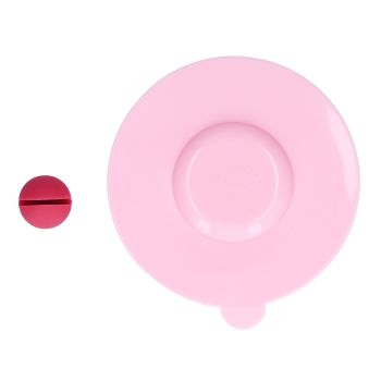 Dustproof Mug Covers Cartoon Silicone Cup Lid for Beverage Cup Sealing AccessoriesPink