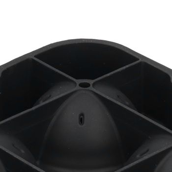 4 Grids Ice Ball Mold Reusable Food Grade Silicone Ice Ball Maker Tray Home Kitchen Utensils Black